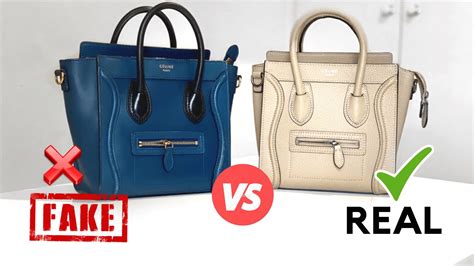 Real VS FAKE Celine Luggage Nano tote: A COMPARISON ***WHAT  